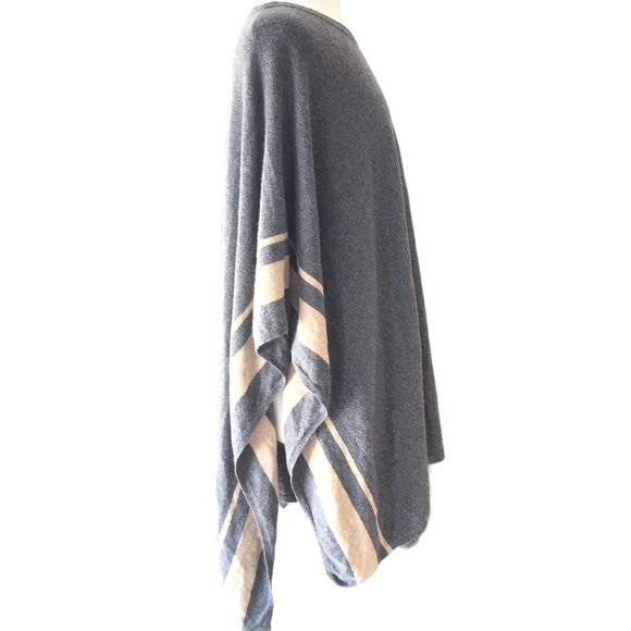 T. BABATON Aritzia MERINO WOOL CASHMERE Blend Poncho! - Picture 3 of 6